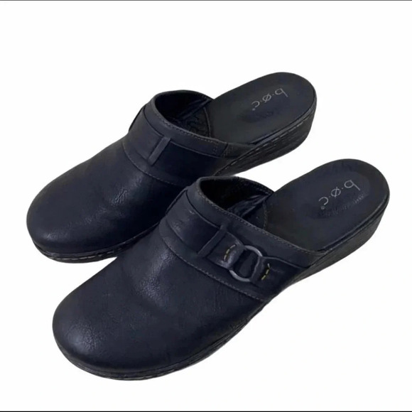 Boc‎ 11M black 1.5” clogs slip ons with buckles shoes - Picture 1 of 8